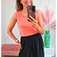 Camiseta Coral Tachas